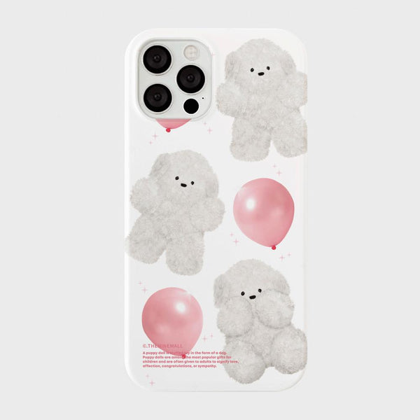 [THENINEMALL] Pink Balloon Hard Phone Case (3 types)