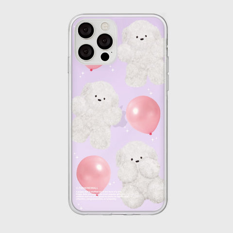 [THENINEMALL] Pink Balloon Mirror Phone Case