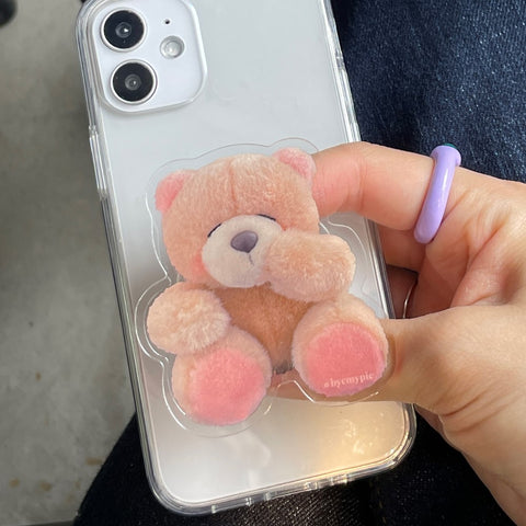 [byemypie] Pink Jelly Bear Grip Tok