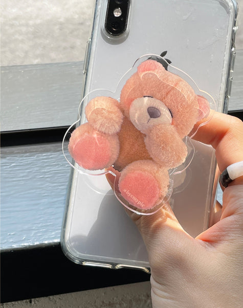 [byemypie] Pink Jelly Bear Grip Tok