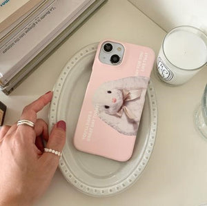 [Mademoment] Pray For You Rabbit Design Phone Case