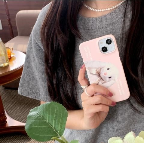 [Mademoment] Pray For You Rabbit Design Phone Case