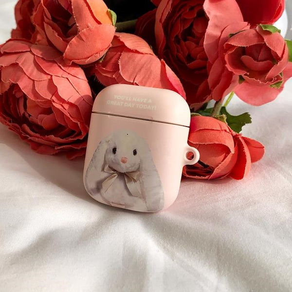 [Mademoment] Pray For You Rabbit Design Airpods Case