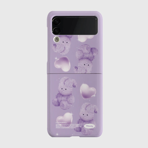 [THENINEMALL] Purple Heart Toy Windy Hard Phone Case (3 types)