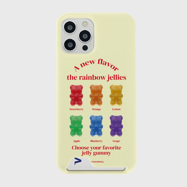 [THENINEMALL] Rainbow Jellies Hard Phone Case (3 types)