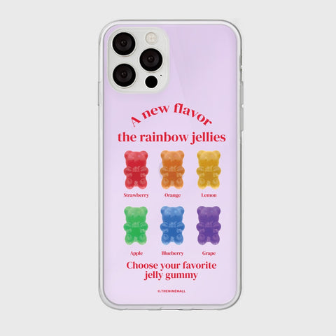 [THENINEMALL] Rainbow Jellies Mirror Phone Case