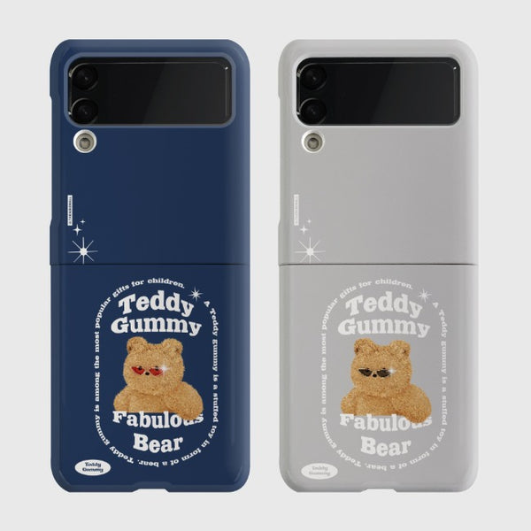 [THENINEMALL] Round Fabulous Bear Hard Phone Case (3 types)