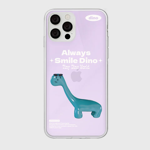 [THENINEMALL] Smile Dino Mirror Phone Case