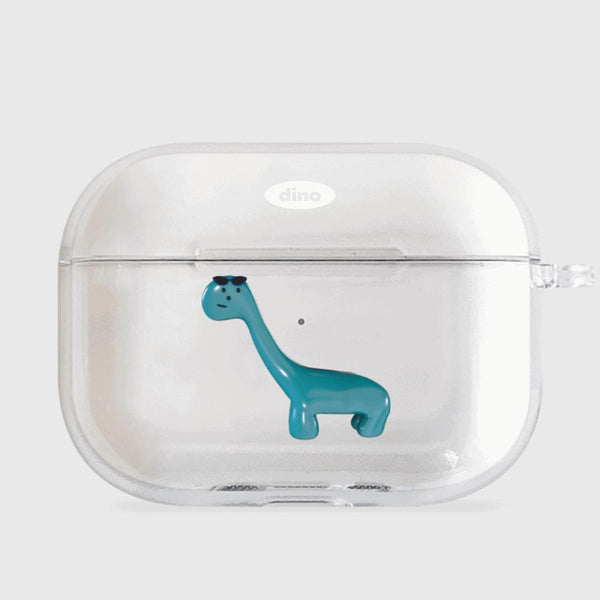 [THENINEMALL] Smile Dino AirPods Clear Case