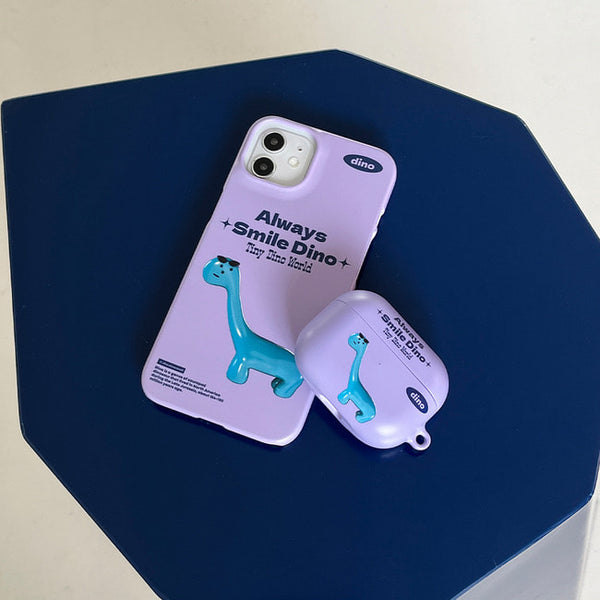 [THENINEMALL] Smile Dino AirPods Hard Case