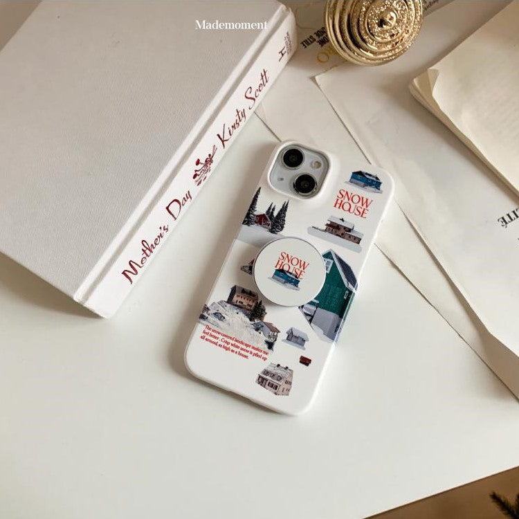 [Mademoment] Snow House Design Phone Case