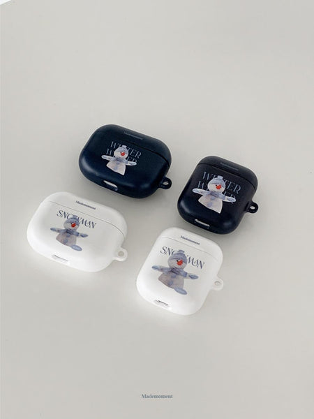 [Mademoment] Snowman 디자인 Airpods Case