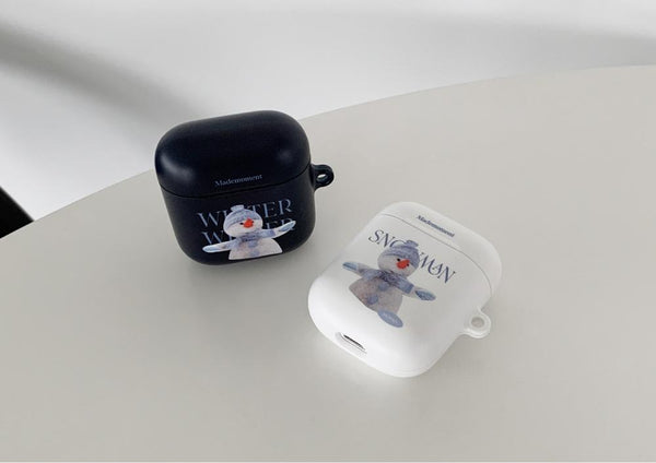 [Mademoment] Snowman 디자인 Airpods Case