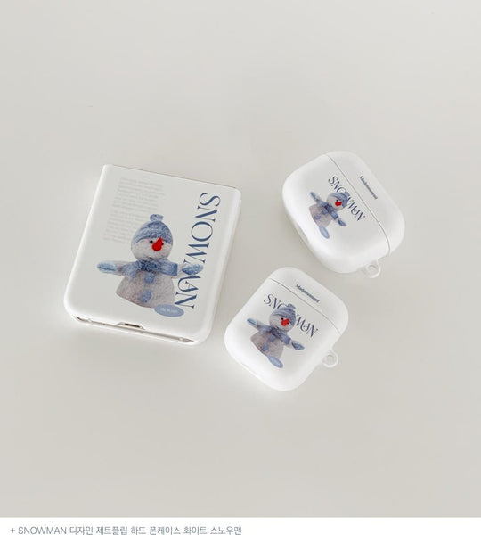 [Mademoment] Snowman 디자인 Airpods Case