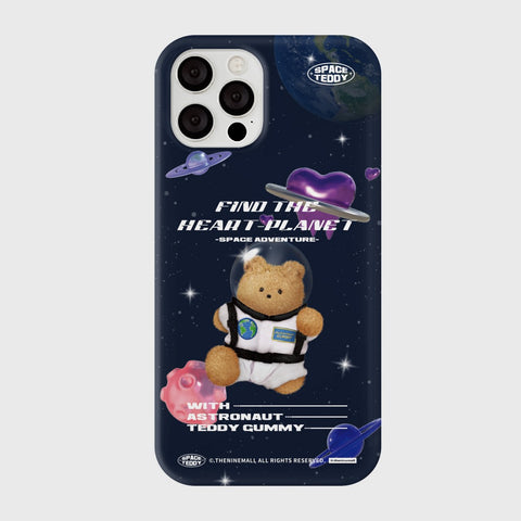 [THENINEMALL] Space Teddy Hard Phone Case (3 types)