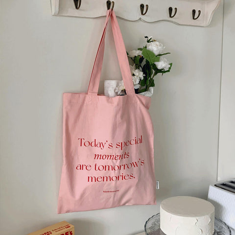 [Mademoment] Special Moment Eco Bag (Pink)