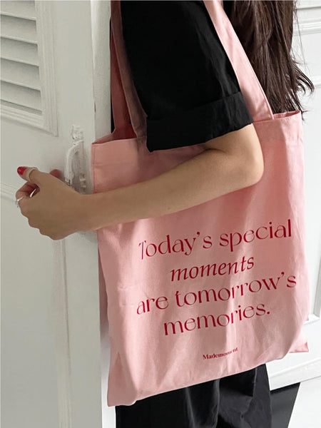 [Mademoment] Special Moment Eco Bag (Pink)