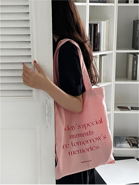 [Mademoment] Special Moment Eco Bag (Pink)