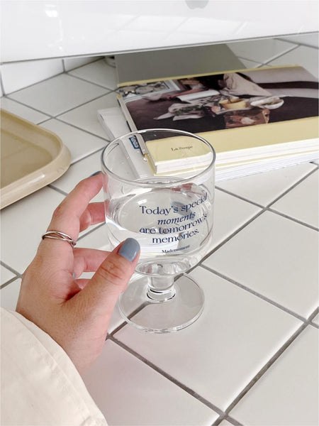 [Mademoment] Special Moment Goblet Glass Cup 280ml