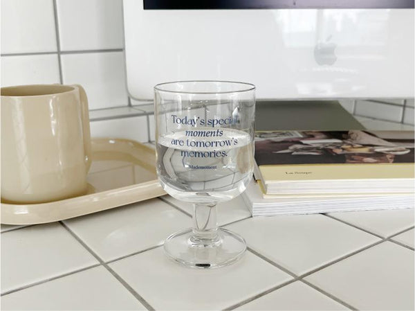 [Mademoment] Special Moment Goblet Glass Cup 280ml