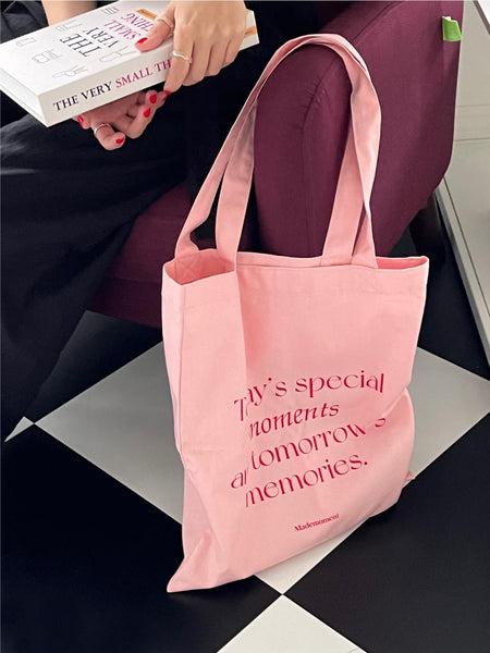 [Mademoment] Special Moment Eco Bag (Pink)