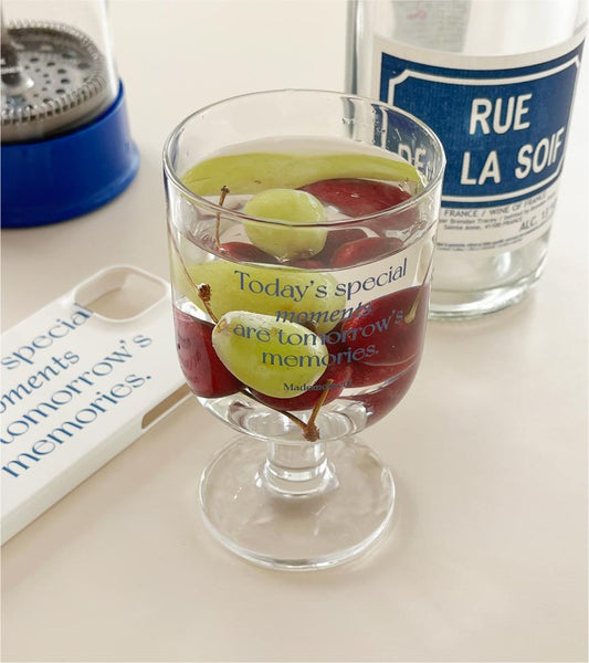 [Mademoment] Special Moment Goblet Glass Cup 280ml