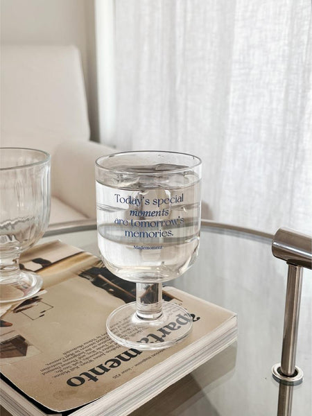 [Mademoment] Special Moment Goblet Glass Cup 280ml