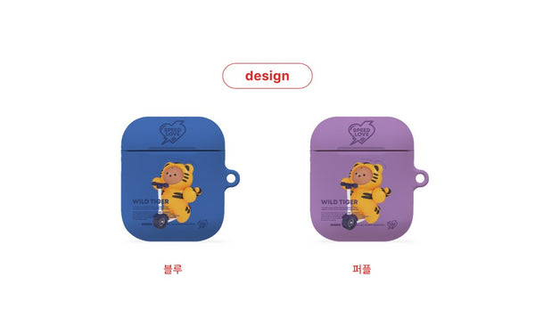 [THENINEMALL] Speed Love Tiger AirPods Hard Case