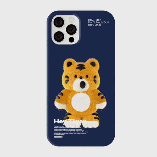 [THENINEMALL] Stand Hey Tiger Hard Phone Case (2 types)