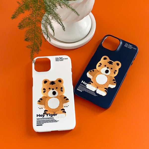 [THENINEMALL] Stand Hey Tiger Hard Phone Case (2 types)