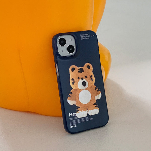 [THENINEMALL] Stand Hey Tiger Hard Phone Case (2 types)