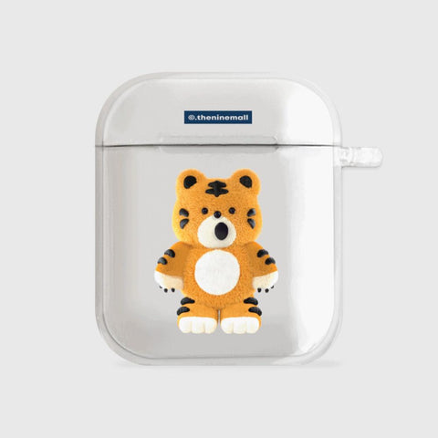 [THENINEMALL] Stand Hey Tiger AirPods Clear Case