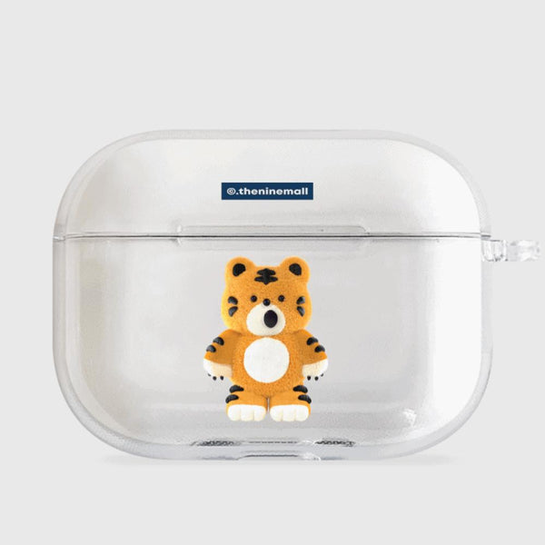 [THENINEMALL] Stand Hey Tiger AirPods Clear Case