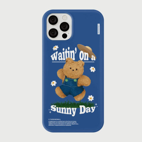 [THENINEMALL] Sunny Day Gummy Hard Phone Case (3 types)