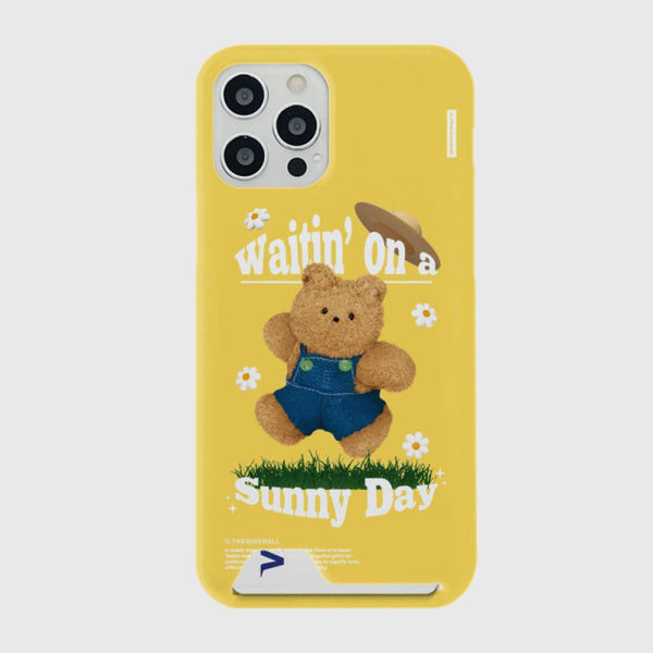 [THENINEMALL] Sunny Day Gummy Hard Phone Case (3 types)