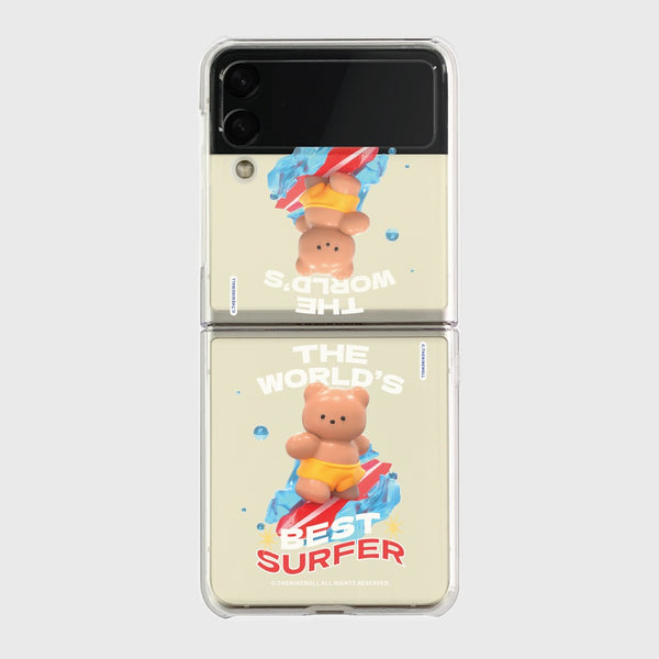 [THENINEMALL] Surfer Gummy Clear Phone Case (3 types)