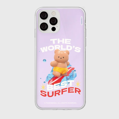 [THENINEMALL] Surfer Gummy Mirror Phone Case