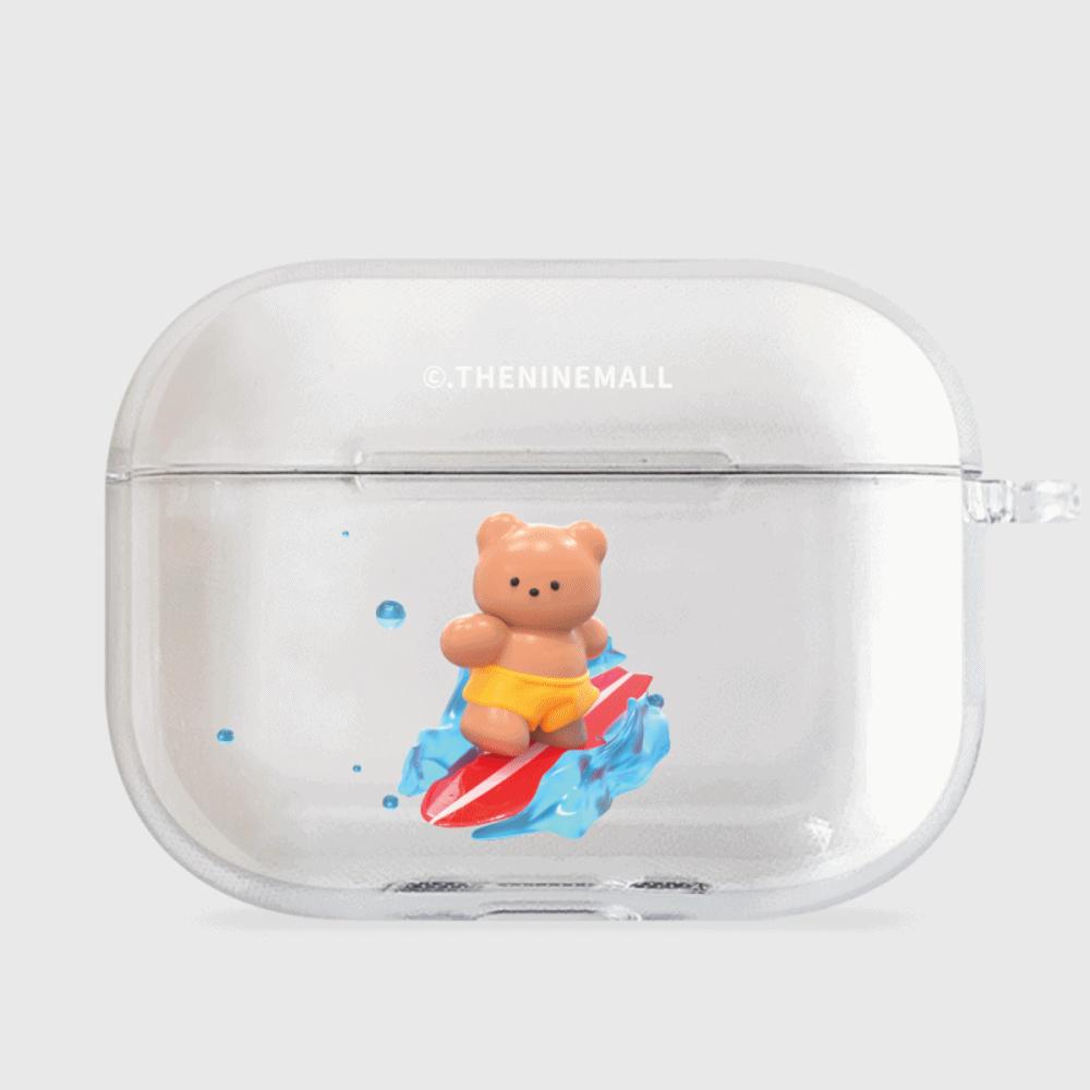 [THENINEMALL] Surfer Gummy AirPods Clear Case