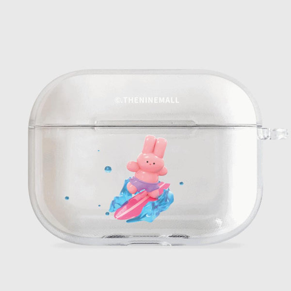 [THENINEMALL] Surfer Windy AirPods Clear Case