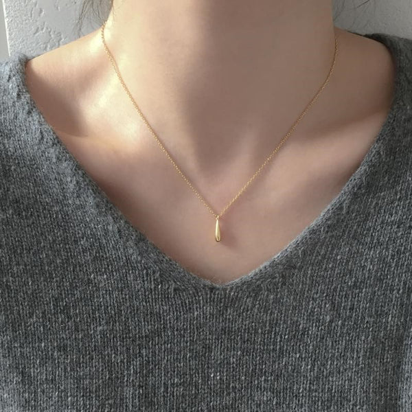 [moat] Tears Necklace (silver925)