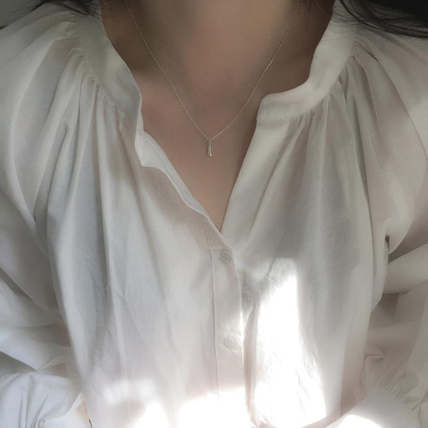 [moat] Tears Necklace (silver925)