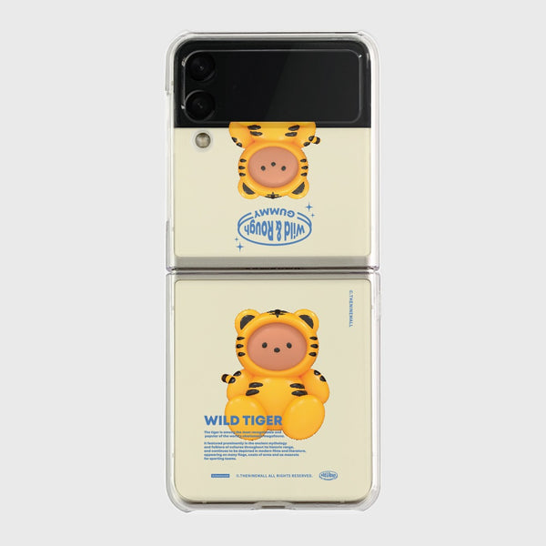 [THENINEMALL] Tiger Gummy Clear Phone Case (3 types)