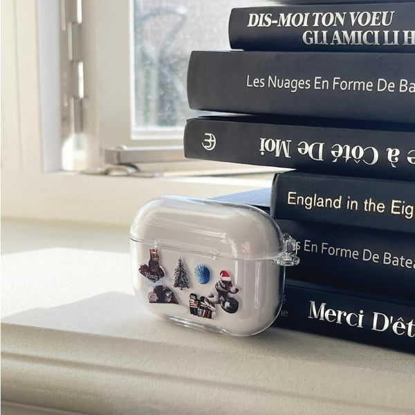 [Mademoment] Time For Home Design Clear AirPods Case