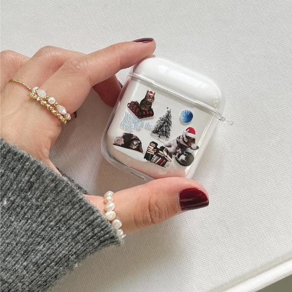 [Mademoment] Time For Home Design Clear AirPods Case