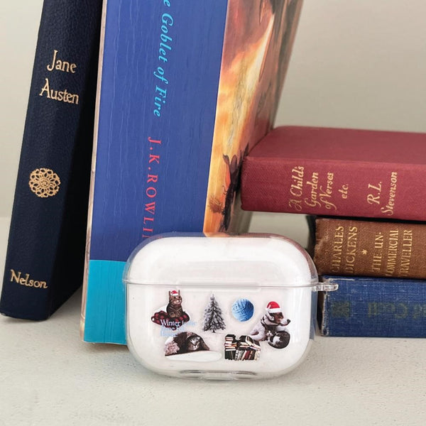 [Mademoment] Time For Home Design Clear AirPods Case