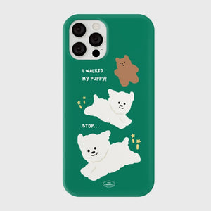 [THENINEMALL] Walk 뽀꾸 Bbokku Hard Phone Case