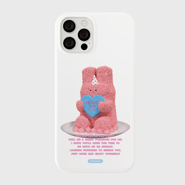 [THENINEMALL] Windy Cake Hard Phone Case (2 types)