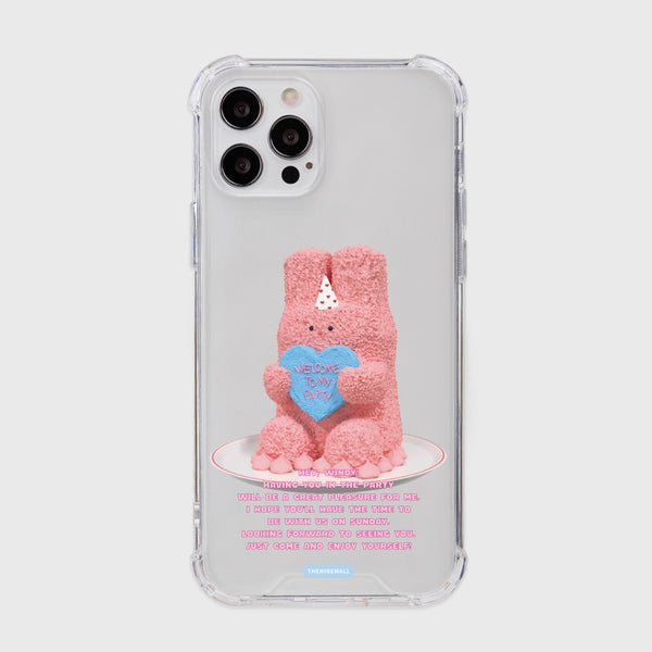 [THENINEMALL] Windy Cake Clear Phone Case (3 types)