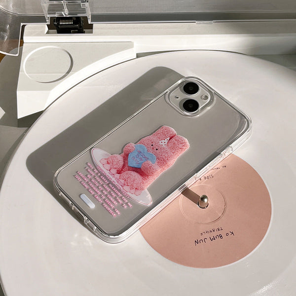 [THENINEMALL] Windy Cake Clear Phone Case (3 types)