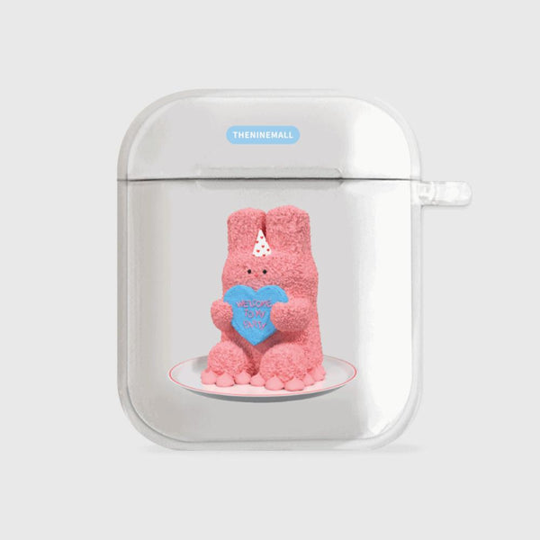 [THENINEMALL] Windy Cake AirPods Clear Case
